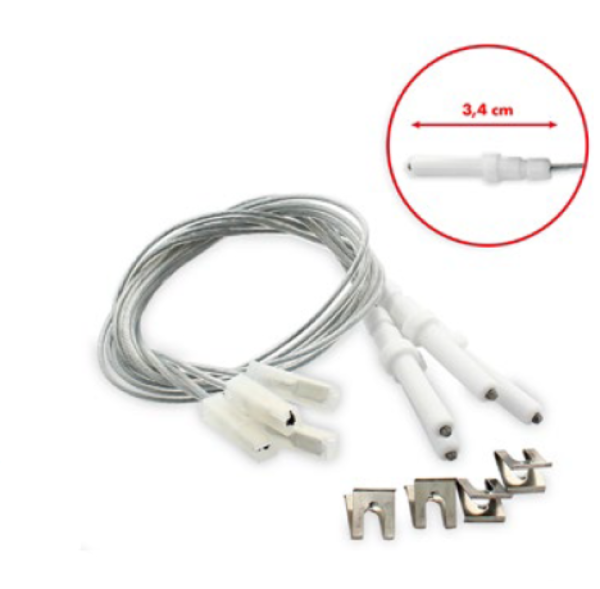 ARISTON INDESIT CANDELETTA ACCENSIONE ELETTRONICA CUCINA 4 PEZZI - C00053244