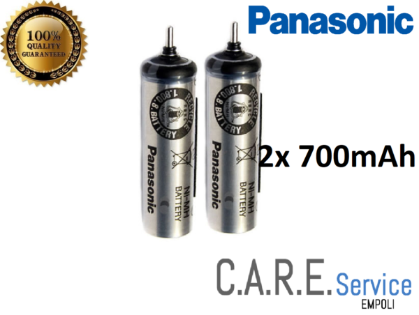 batteria coppia Panasonic es7101 es7102 es7109 es7036 es7038 es7043 es7058