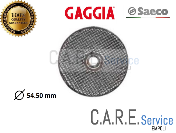 GAGGIA -  DISCO DOCCETTA ACCIAIO MACCHINA CAFFE   1 FORO DOCCIA TUTTI MODELLI