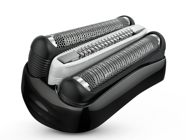 Braun 32B Testina, lama di Ricambio per Braun serie 3 COLORE NERO ORIGINALE