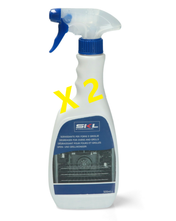 SGRASSANTE PER FORNO E GRIGLIA ECO SKL 500ML USO PROFESSIONALE 2 FLACONI