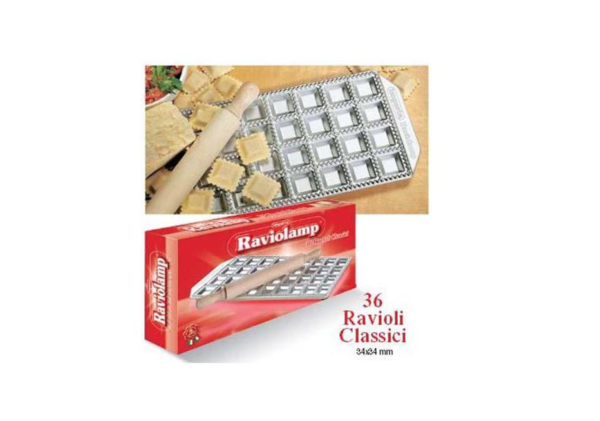 IMPERIA RAVIOLAMP - FORMINE STAMPI RAVIOLI - 36 RAVIOLI CLASSICI - MOD.308