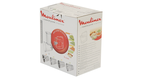 Moulinex XF6320B1- Set Accessori per grattugiare e affettare Masterchef Gourmet