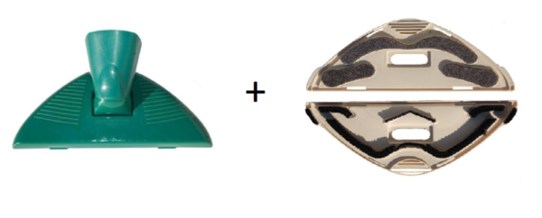 PORTA SPAZZOLA SCOPA COMPLETA FOLLETTO VK 130 VK 131 SETOLE FELTRO VORWERK