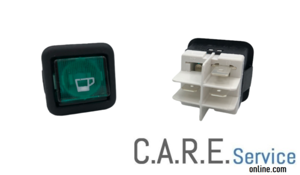 INTERRUTTORE SAECO MACCHINA DA CAFFE' VIA VENETO 3 CONTATTI LUMINOSO F601
