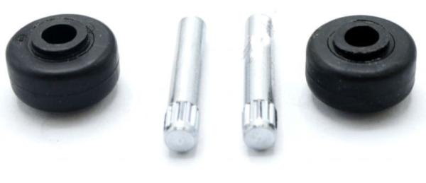 Ruote per spazzola rotante Rowenta X-Force Flex 11.60, 14.60 originale con perni