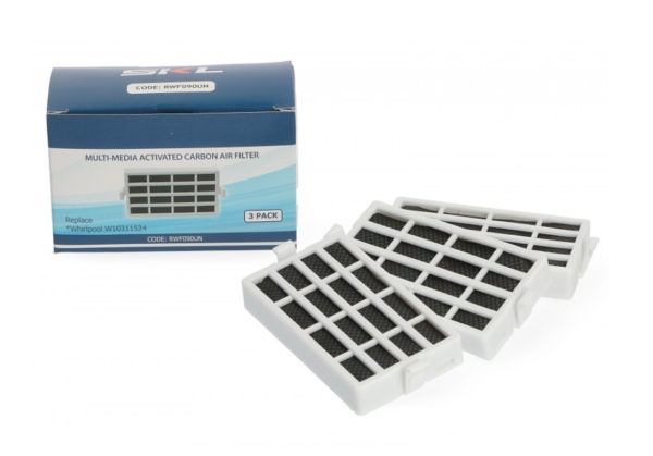 FILTRI ANTIBATTERICI FRIGORIFERO WHIRLPOOL HYG001 COMPAT.  481248048172 KIT 3 PZ