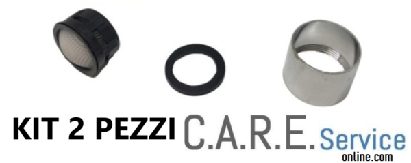 2 PEZZI  AREATORE CROMATO FEMMINA COMPLETO DI FILTRO  PER RUBINETTO