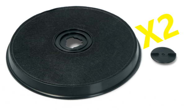 FABER ARISTON ELECTROLUX WHIRLPOOL 2 FILTRI CAPPA CARBONI ATTIVI 6093043 6093025