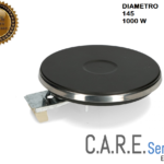 PIASTRA ELETTRICA RICAMBIO UNIVERSALE  PIANI COTTURA Ø 145mm 1000W