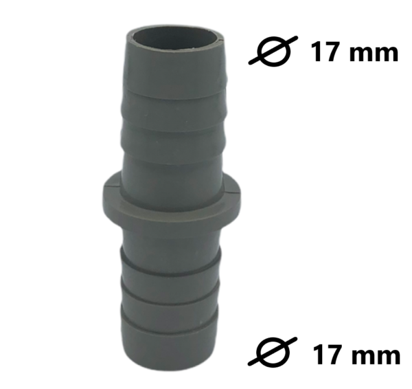 Niplex Raccordo in plastica per tubi di scarico lavatrice misura 17X17