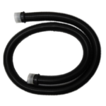 Tubo Aspirapolvere Universale NERO  da 180cm con raccordo a clip. Diam. int 32