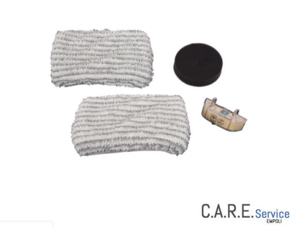 ROWENTA KIT 2x PANNO + FILTRO ANTI CALCARE + SPUGNA CLEAN & STEAM RY7535 RY7557