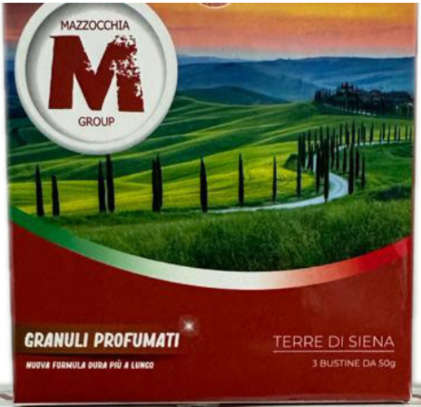 GRANULI PROFUMATI PER OGNI ASPIRAPOLVERE FRAGRANZA: TERRE DI SIENA