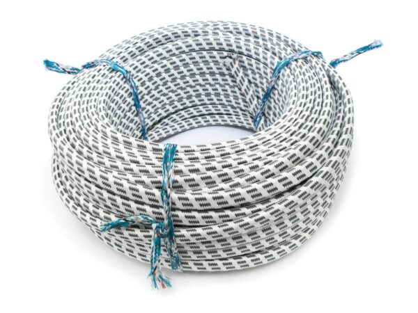 MONOTUBO CAVO 4x0,75+TUBO 4x8 BIANCO/GRIGIO PER FERRI DA STIRO STIRELLE AL METRO