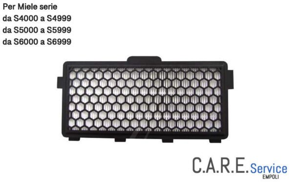 FILTRO HEPA ADATTABILE MIELE PER SERIE S4000 A S4999 S5000 A S5999 S6000 A S6999
