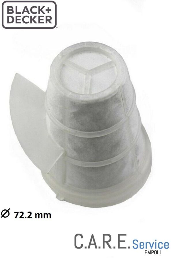 BLACK & DECKER FILTRO POLVERE SCOPA ASPIRAPOLVERE STICK FV750 CLICK & GO
