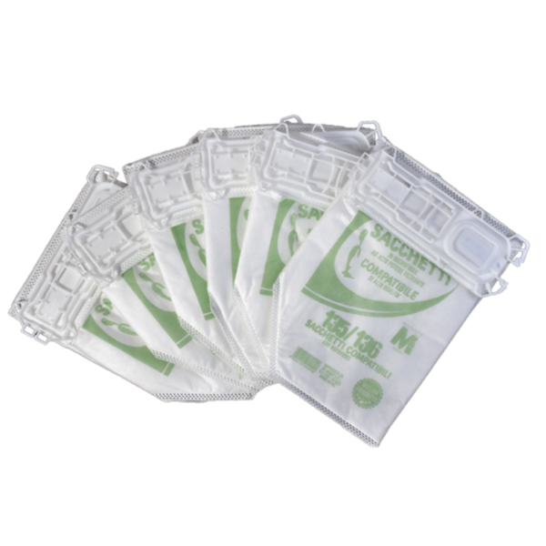 SACCHETTI SACCHI PER FOLLETTO VK135 VK136 COMPATIBILI IN MICROFIBRA