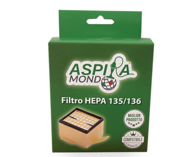 Filtro Hepa per Vorwerk Folletto Giallo Adattabile Folletto modelli VK135 VK136