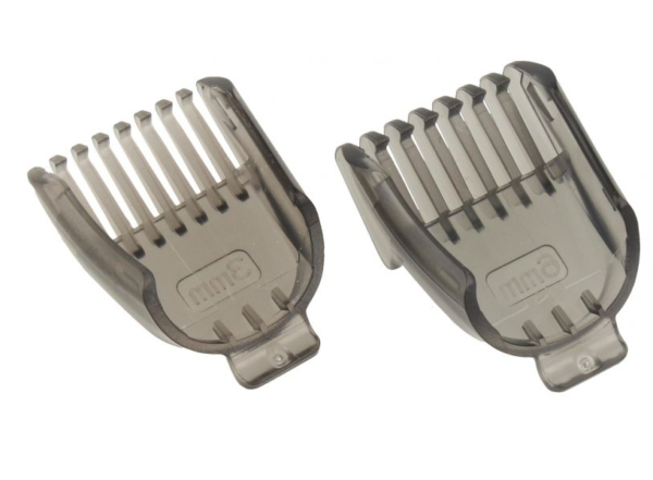 KIT 2 Pettini 3mm 6mm Originale Regolabarba Tagliacapelli Nomad Trimmer ROWENTA