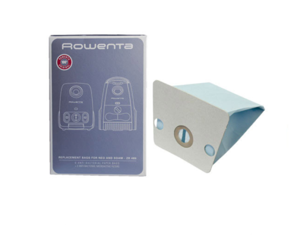 Sacchetti Rowenta Neo e Soam ORIGINALI ZR480 6 SACCHI + 1 MICROFILTRO