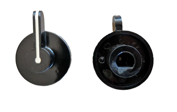 MANOPOLA SMEG 1 PEZZO 30 GAMBO 6 ATTACCO 8 MM NERA PIANO COTTURA 694971493