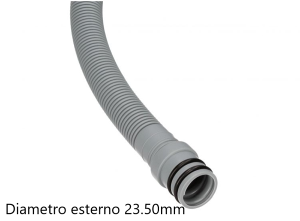 TUBO SCARICO LAVASTOVIGLIE 2 MT DRITTO DRITTO FRANKE SMEG ORIGINALE 758973779