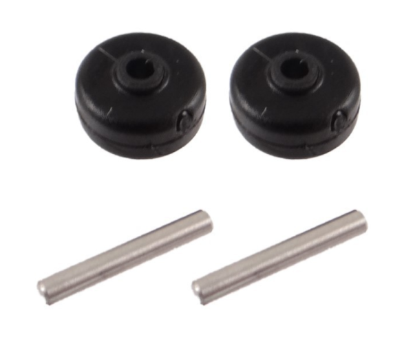 Rotelle e perni per spazzola scopa Rowenta X-Force Flex 8.60  originali. 2 x