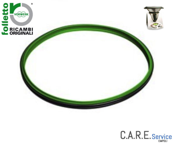 GUARNIZIONE SILICONE COPERCHIO TM31 BIMBY ORIGINALE VORWERK NUOVO COLORE VERDE