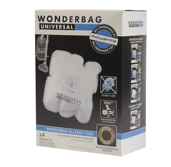 ROWENTA SACCHETTI WONDERBAG UNIVERSAL ALLERGY CARE 4 SACCHI ENDURA