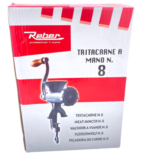 Tritacarne manuale  Reber 8681N in Ghisa Trita carne manovella a mano N 8