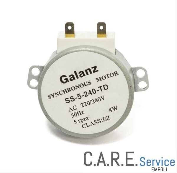 MOTORINO SINCRONO 4W 5/6rpm PER PIATTO MICROONDE