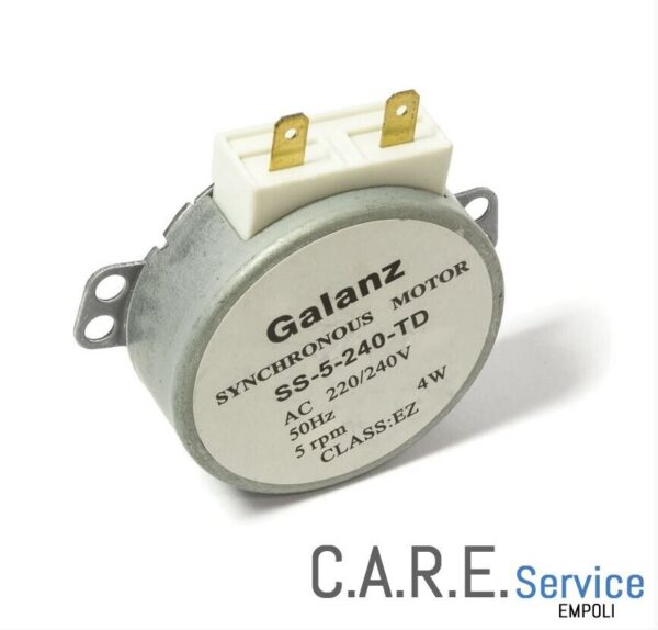 MOTORINO SINCRONO 4W 5/6rpm PER PIATTO MICROONDE
