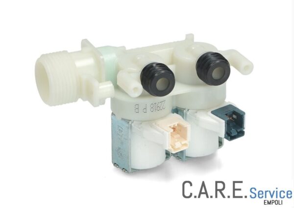 ELETTROVALVOLA 2 VIE DIAM.11 MM PER LAVATRICE ARISTON INDESIT COMPATIBILE 110333