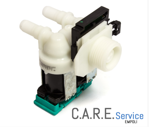 ELETTROVALVOLA LAVATRICE BOSCH SIEMENS CARICO ACQUA 606001 DOPPIA 180°