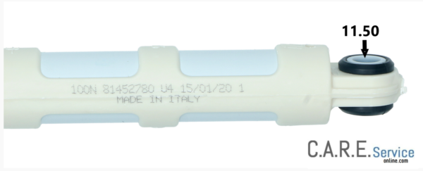 COPPIA AMMORTIZZATORI LAVATRICE CANDY HOOVER  ZEROWATT 100N 46001947 - 46001949