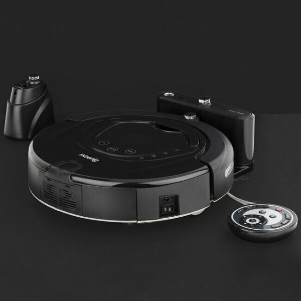 H.KOENIG SWR28 Aspirapolvere ROBOT autonomia 90 minuti schermo touch LCD