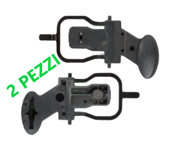FOLLETTO VK150 2 PEZZI PULSANTE GRIGIO TASTO SGANCIO BASTONE COMPATIBILE 30793