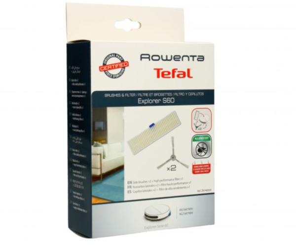 Kit filtro e spazzole per Rowenta Robot Explorer Serie 60 ZR740003 ORIGINALE