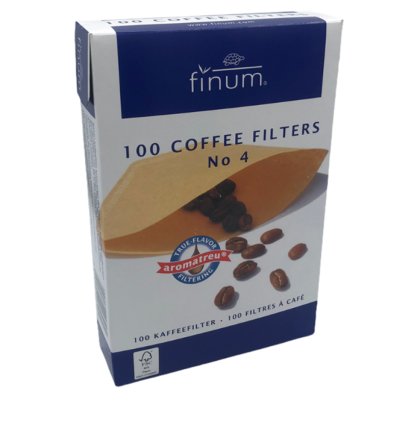 FILTRI CAFFE' AMERICANO MACCHINA CAFFE' D'ORZO MISURA 4 DA 100 PEZZI