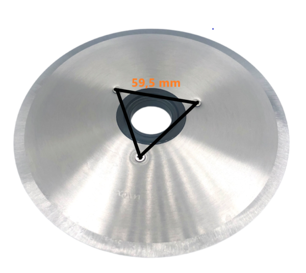 RGV disco lama 190mm 19cm liscia affettare per affettatrice Ausonia 190 ORIGINAL