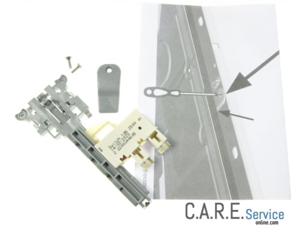 SERRATURA PORTA LAVASTOVIGLIE SMEG ORGINALE 690074493 697690335  KIT RIPARAZIONE