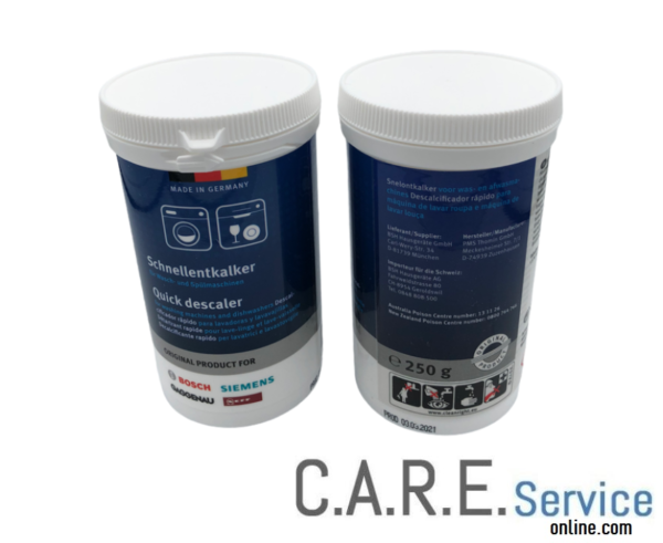Decalcificanti lavatrice lavastoviglie 2x250gr Bosch Siemens Neff 311918