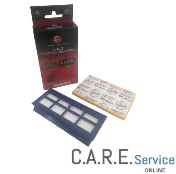 HOOVER U63 FILTRO HEPA COMPLETO ASPIRAPOLVERE CAPTURE ORIGINALE 35601193