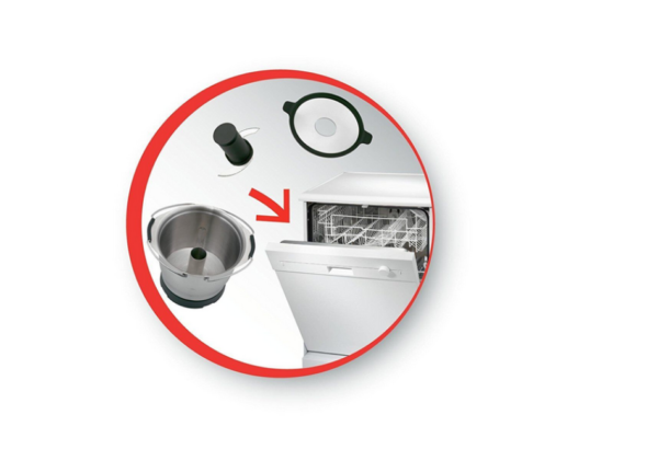 Moulinex accessorio mini ciotola tritatutto 1,4L + 4 ciotole Companion XF387 HF