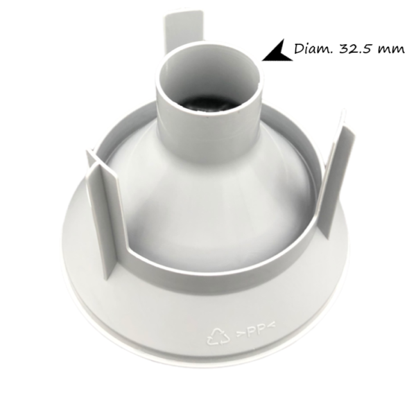 IMBUTO PER SALE LAVASTOVIGLIE SMEG GRIGIO 764250041 ORIGINALE