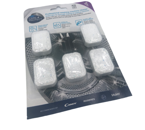 CARE+PROTECT Tabs Igienizzanti per la Cura e iginizzazione della Lavatrice