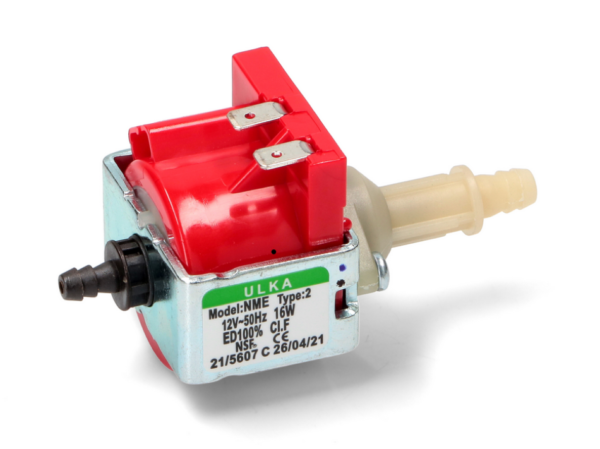 MICRO POMPA ULKA NME2 16W 12V PER MACCHINA CAFFÈ E FERRI DA STIRO A CALDAIA