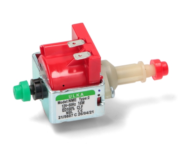MICRO POMPA ULKA NME2 16W 12V PER MACCHINA CAFFÈ E FERRI DA STIRO A CALDAIA