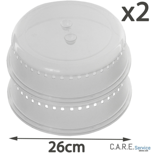 coprivivande  universale per microonde piatto Splash coperchio Large x 2 pezzi